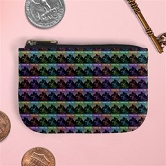 Inspirational Think Big Concept Pattern Mini Coin Purse by dflcprintsclothing