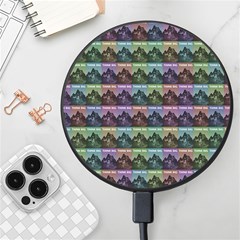 Inspirational Think Big Concept Pattern Wireless Fast Charger(black) by dflcprintsclothing