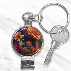 Crocodile Vs Monkey Watercolor 1 Dreamshaper V7 3d Floral 0 Nail Clippers Key Chain by mohdmosin2535