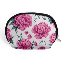 Pattern Flowers Texture Design Accessory Pouch (medium)