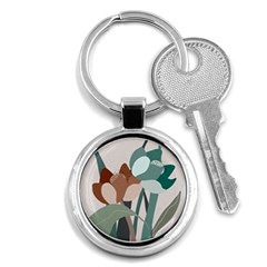 Flowers Plants Leaves Foliage Key Chain (round) by pakminggu