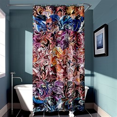 Abstract Waves Shower Curtain 36  X 72  (stall) 