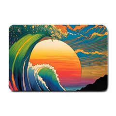 Waves Rainbow Sea Small Doormat