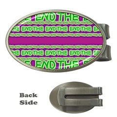 The End Pattern Money Clips (oval) 