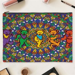 Dead Dancing Bears Grateful Dead Pattern Cosmetic Bag (xxxl) by Grandong