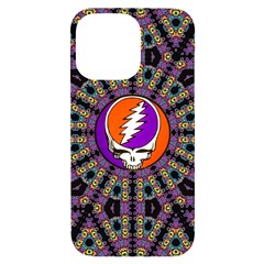 Gratefuldead Grateful Dead Pattern Iphone 14 Pro Max Black Uv Print Case by Cowasu