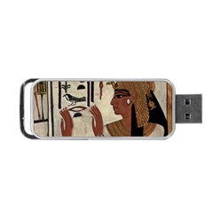 Hieroglyphics-goddess-queen Portable Usb Flash (one Side)