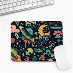 Alien Ocket Space Aesthetic Pattern Small Mousepad by pakminggu