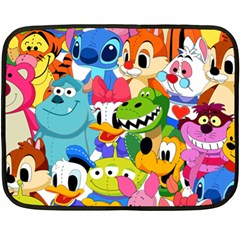Illustration Cartoon Character Animal Cute Fleece Blanket (mini)