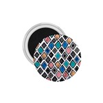 Diamond Shapes Pattern 1.75  Magnets Front