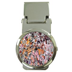 Pour Blend Smudged  Money Clip Watches by kaleidomarblingart