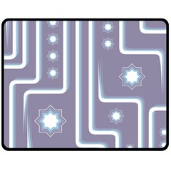 Pattern-non-seamless-background Two Sides Fleece Blanket (medium) by Cowasu