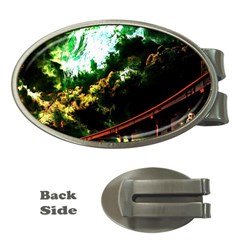 Science-fiction-forward-futuristic Money Clips (oval) 