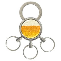 Bubble-beer 3-ring Key Chain