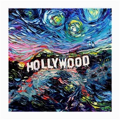 Hollywood Art Starry Night Van Gogh Medium Glasses Cloth by Sarkoni