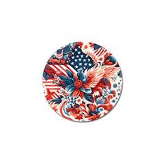 America Pattern Golf Ball Marker (10 Pack) by Valentinaart