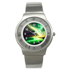 Aurora Lake Neon Colorful Stainless Steel Watch