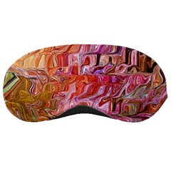 Abstract Crosscurrents Smudged Vibrance Sleep Mask by kaleidomarblingart