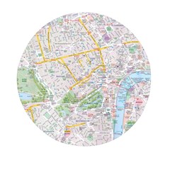 London City Map Mini Round Pill Box (pack Of 3) by Bedest