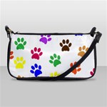 Pawprints-paw-prints-paw-animal Shoulder Clutch Bag Front