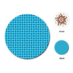 Pattern-123 Playing Cards Single Design (round)