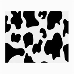 Black And White Cow Print,wallpaper Small Glasses Cloth (2 Sides)