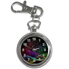 Particles Waves Line Multicoloured Key Chain Watches by Proyonanggan