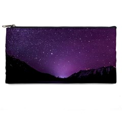 Dark Purple Aesthetic Landscape Pencil Case by Sarkoni