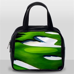 Golf Course Par Green Classic Handbag (one Side) by Sarkoni