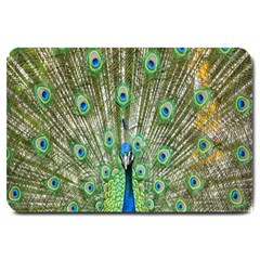 Peacock,army 1 Large Doormat by nateshop