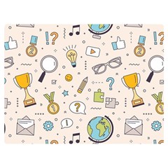 Quiz Backgrounds Ans Seamless Premium Plush Fleece Blanket (extra Small)