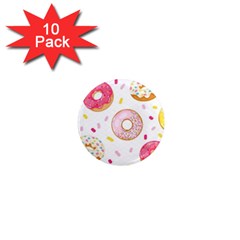Vector Donut Seamless Pattern 1  Mini Magnet (10 Pack)  by Grandong
