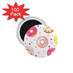 Vector Donut Seamless Pattern 1 75  Magnets (100 Pack)  by Grandong