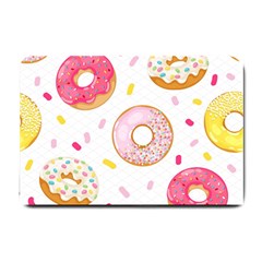 Vector Donut Seamless Pattern Small Doormat by Grandong