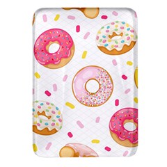 Vector Donut Seamless Pattern Rectangular Glass Fridge Magnet (4 Pack) by Grandong