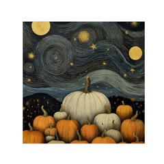 Pumpkin Halloween Square Satin Scarf (30  X 30 ) by Ndabl3x