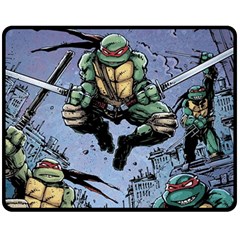 Teenage Mutant Ninja Turtles Comics Two Sides Fleece Blanket (medium) by Sarkoni
