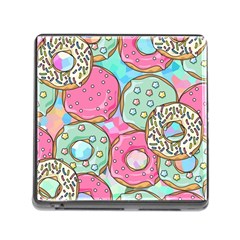 Donut Pattern Texture Colorful Sweet Memory Card Reader (square 5 Slot) by Grandong