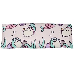 Cartoon Cat Cute Animal Kawaii Pastel Pattern Body Pillow Case (dakimakura) by Ndabl3x