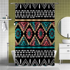 Aztec Wallpaper Shower Curtain 48  X 72  (small) 