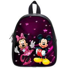 Cartoons, Disney, Mickey Mouse, Minnie School Bag (small)