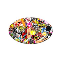 Sticker Bomb, Art, Cartoon, Dope Sticker Oval (100 Pack) by nateshop