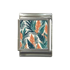 Colorful Tropical Leaf Italian Charm (13mm) by Jack14