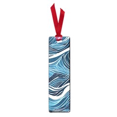 Abstract Blue Ocean Wave Small Book Marks by Jack14