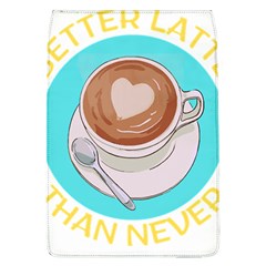 Better Late Than Never T- Shirt Better Latte Than Never   Latte Pun T- Shirt Yoga Reflexion Pose T- Shirtyoga Reflexion Pose T- Shirt Removable Flap Cover (l) by hizuto