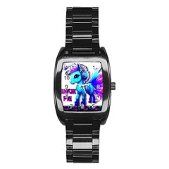 Pinkie Pie  Stainless Steel Barrel Watch by Internationalstore