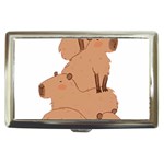 Capybara Art T- Shirt Capybara Pile - A Cute Stack Of Capybaras T- Shirt Yoga Reflexion Pose T- Shirtyoga Reflexion Pose T- Shirt Cigarette Money Case Front