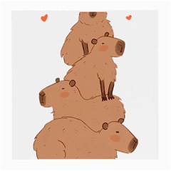 Capybara Art T- Shirt Capybara Pile - A Cute Stack Of Capybaras T- Shirt Yoga Reflexion Pose T- Shirtyoga Reflexion Pose T- Shirt Medium Glasses Cloth by hizuto