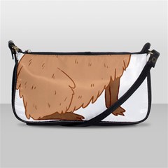 Capybara Art T- Shirt Cute Sad Capybara - Nope T- Shirt Yoga Reflexion Pose T- Shirtyoga Reflexion Pose T- Shirt Shoulder Clutch Bag by hizuto