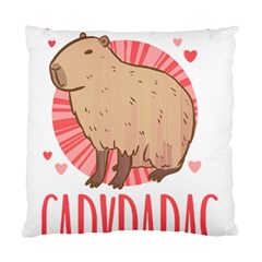 Capybara Love T- Shirt Just A Girl Who Loves Capybaras A Cute Design For Capybara Lovers T- Shirt Yoga Reflexion Pose T- Shirtyoga Reflexion Pose T- Shirt Standard Cushion Case (two Sides)